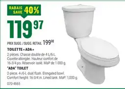 BMR TOILETTE ADA offer