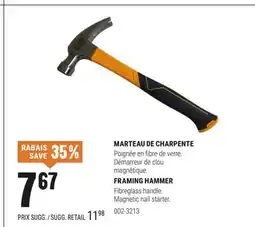 BMR MARTEAU DE CHARPENTE offer