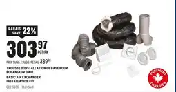 BMR TROUSSE D'INSTALLATION DE BASE POUR ÉCHANGEUR D'AIR offer