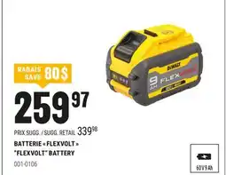 BMR BATTERIE  FLEXVOLT  offer