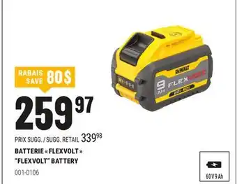 BMR BATTERIE  FLEXVOLT  offer