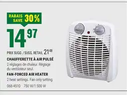 BMR CHAUFFERETTE À AIR PULSÉ offer