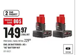BMR ENS. DE BATTERIES  XC  offer