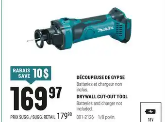 BMR DÉCOUPEUSE DE GYPSE offer