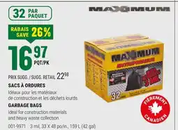 BMR SACS À ORDURES offer