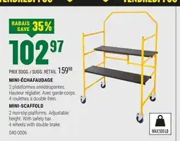 BMR MINI-ÉCHAFAUDAGE offer