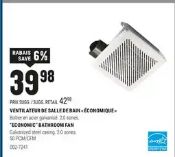 BMR VENTILATEUR DE SALLE DE BAIN  ÉCONOMIQUE  offer