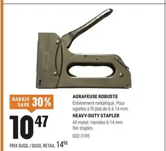 BMR AGRAFEUSE ROBUSTE offer