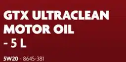 Home Hardware GTX ULTRACLEAN MOTOR OIL - 5 L offer