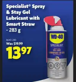 Home Hardware Stay & Spray Gel Lubricant with Smart Straw offer