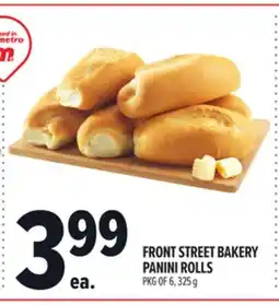 Metro FRONT STREET BAKERY PANINI ROLLS offer