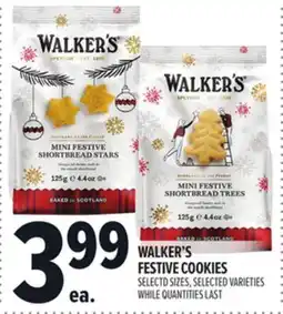 Metro WALKER'S FESTIVE COOKIES offer