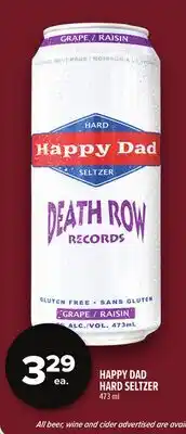 Metro HAPPY DAD HARD SELTZER offer