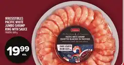 Metro IRRESISTIBLES PACIFIC WHITE JUMBO SHRIMP RING WITH SAUCE offer