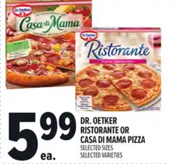 Metro DR. OETKER RISTORANTE OR CASA DI MAMA PIZZA offer