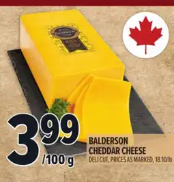 Metro BALDERSON CHEDDAR CHEESE offer