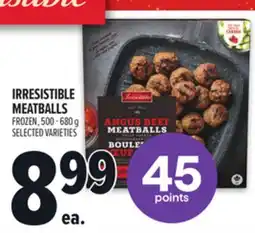 Metro IRRESISTIBLE MEATBALLS offer