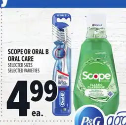 Metro SCOPE OR ORAL B ORAL CARE offer