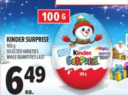 Metro KINDER SURPRISE offer