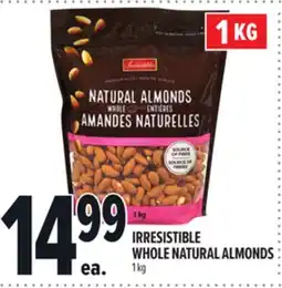 Metro IRRESISTIBLE WHOLE NATURAL ALMONDS offer