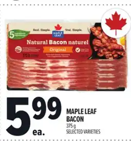 Metro MAPLE LEAF BACON offer