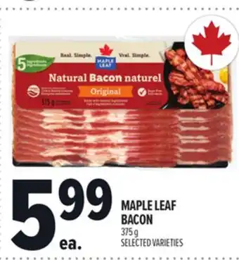 Metro MAPLE LEAF BACON offer