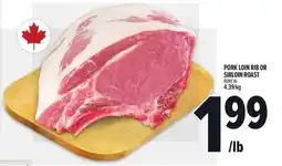 Metro PORK LOIN RIB OR SIRLOIN ROAST offer