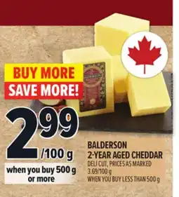 Metro BALDERSON 2-YEAR AGED CHEDDAR offer