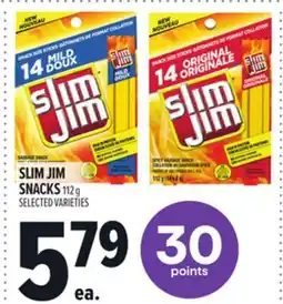 Metro SLIM JIM SNACKS offer