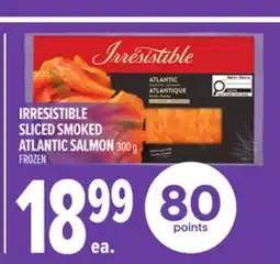 Metro IRRESISTIBLE SLICED SMOKED ATLANTIC SALMON offer