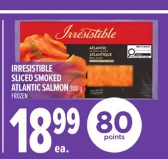 Metro IRRESISTIBLE SLICED SMOKED ATLANTIC SALMON offer