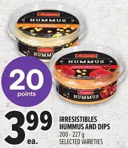 Metro IRRESISTIBLES HUMMUS AND DIPS offer