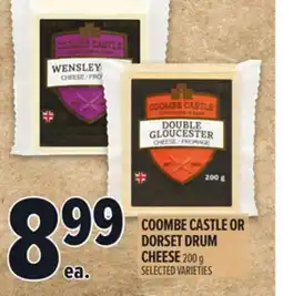 Metro COOMBE CASTLE OR DORSET DRUM CHEESE offer