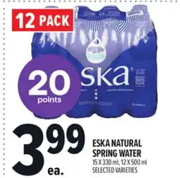 Metro ESKA NATURAL SPRING WATER offer