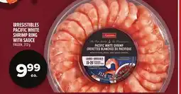 Metro IRRESISTIBLES PACIFIC WHITE SHRIMP RING WITH SAUCE offer