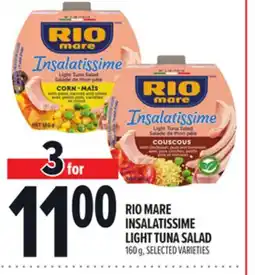 Metro RIO MARE INSALATISSIME LIGHT TUNA SALAD offer