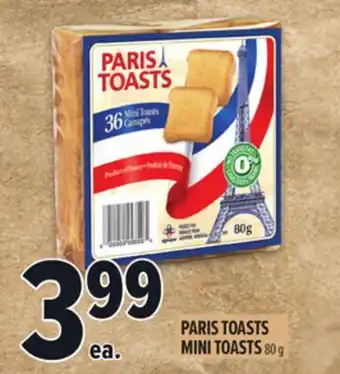 Metro PARIS TOASTS MINI TOASTS offer