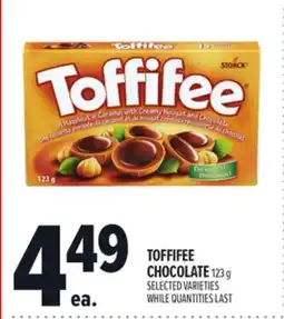 Metro TOFFIFEE CHOCOLATE offer