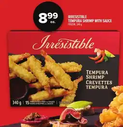 Metro IRRESISTIBLE TEMPURA SHRIMP WITH SAUCE offer