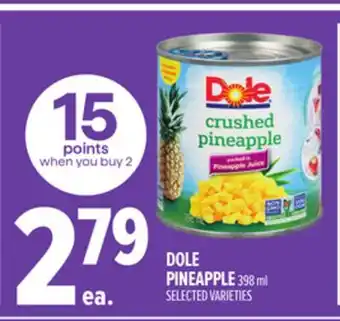 Metro DOLE PINEAPPLE offer