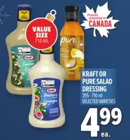 Metro KRAFT OR PURE SALAD DRESSING offer