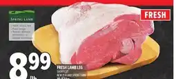 Metro NEW ZEALAND SPRING LAMB FRESH LAMB LEG offer