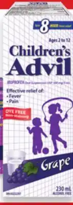 Walmart Children's Advil syrup 230 mL offer