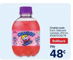 Walmart Chubby soda offer