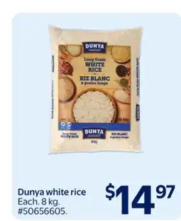Walmart Dunya white rice offer