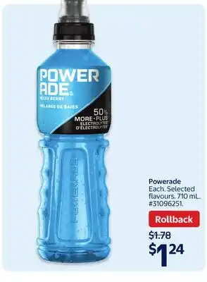 Walmart Powerade Sports drink offer