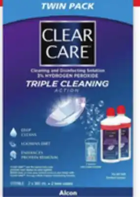 Walmart Clear Care contact lens solution offer