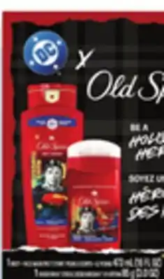 Walmart Old Spice Super-Man gift sets with deodorant 85 g and body wash 473 mL offer