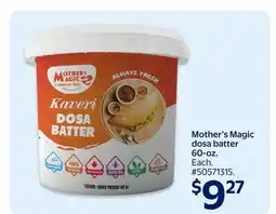Walmart Mother's Magic dosa batter 60-oz offer