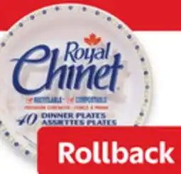 Walmart Royal Chinet oval plates 18s offer